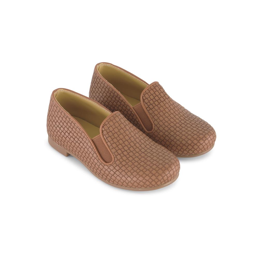 נעל סירה מלבנים קאמל